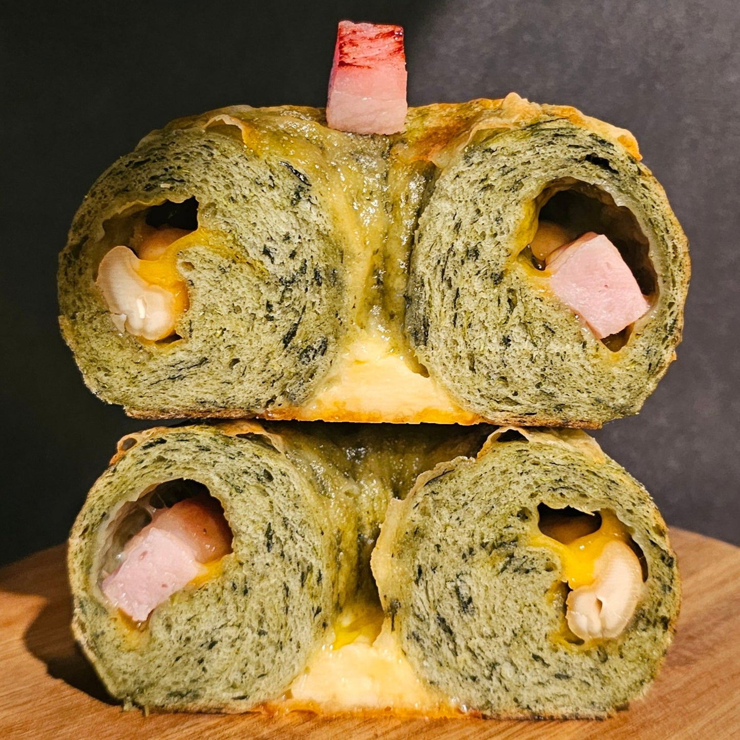 ほうれん草ベーコンチーズ