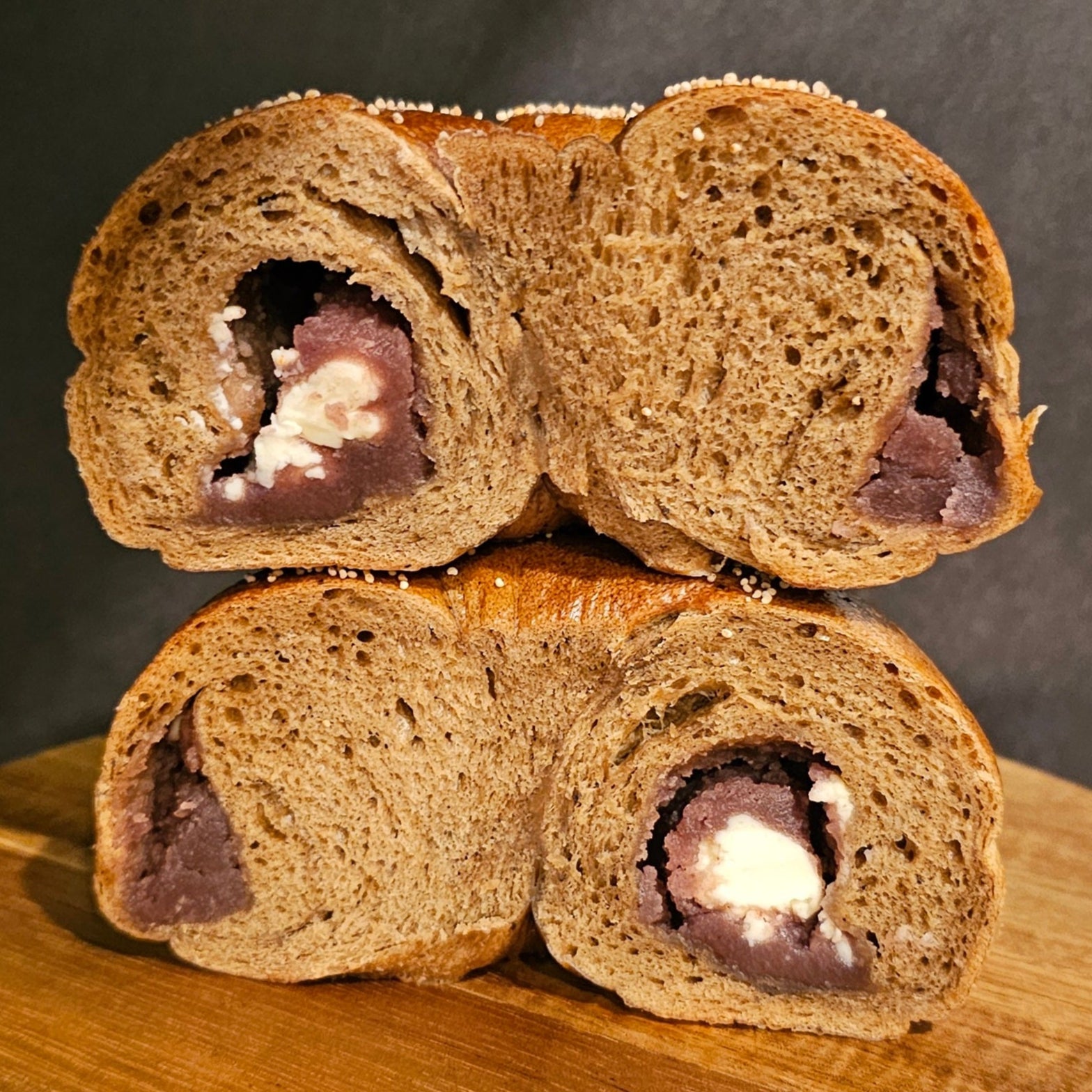 こし餡クリームチーズモカ
